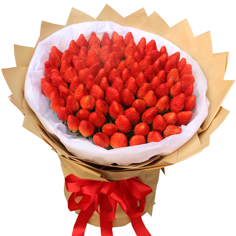 新款草莓花束图片大全赏析